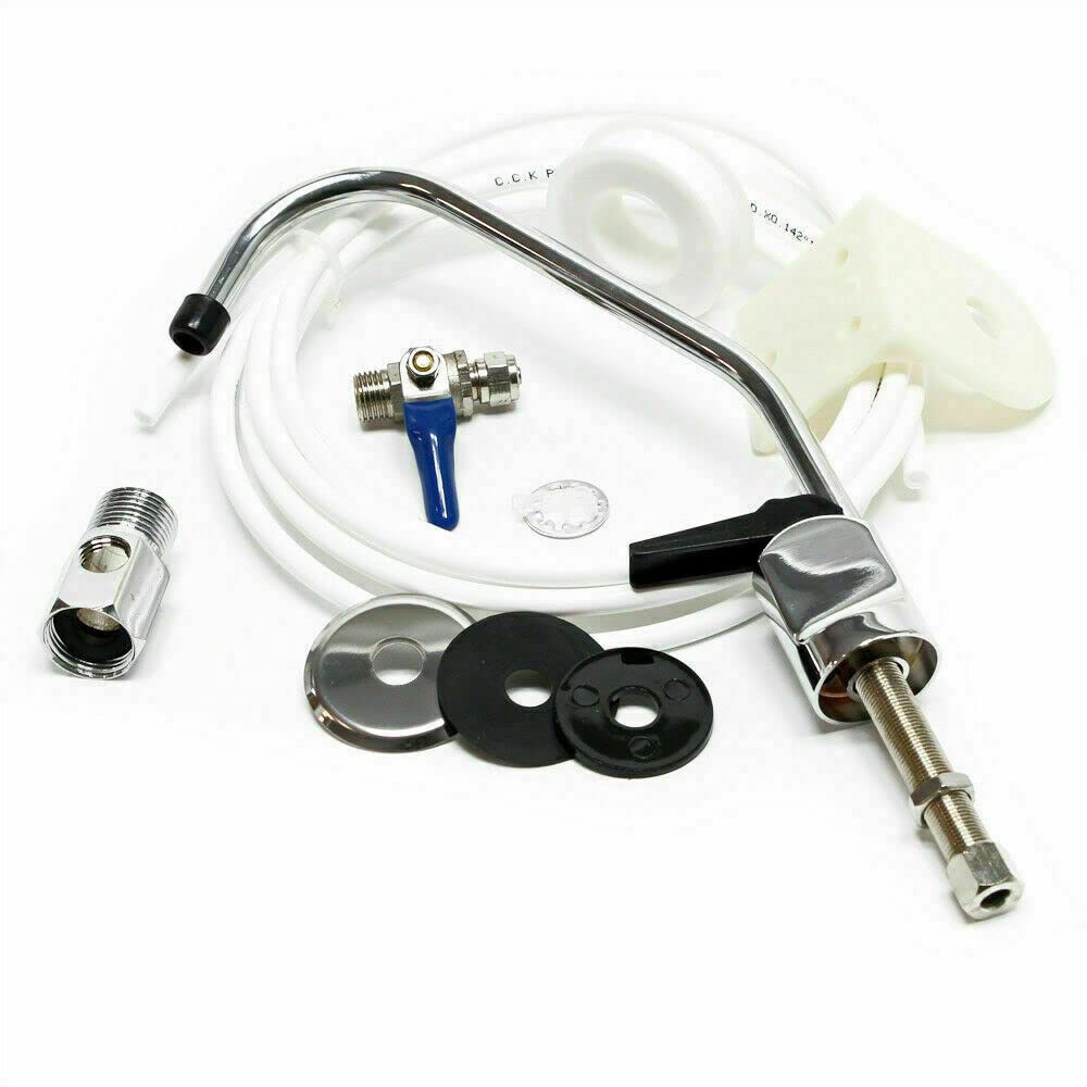 Depuratore ACQUA DOMESTICO potabile 5 STADI purificatore con lampada 6 watt E con rubinetto