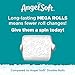 ANGEL SOFT Toilet Paper Bath Tissue, 60 Double Rolls, 260+ 2-Ply Sheets Per Roll