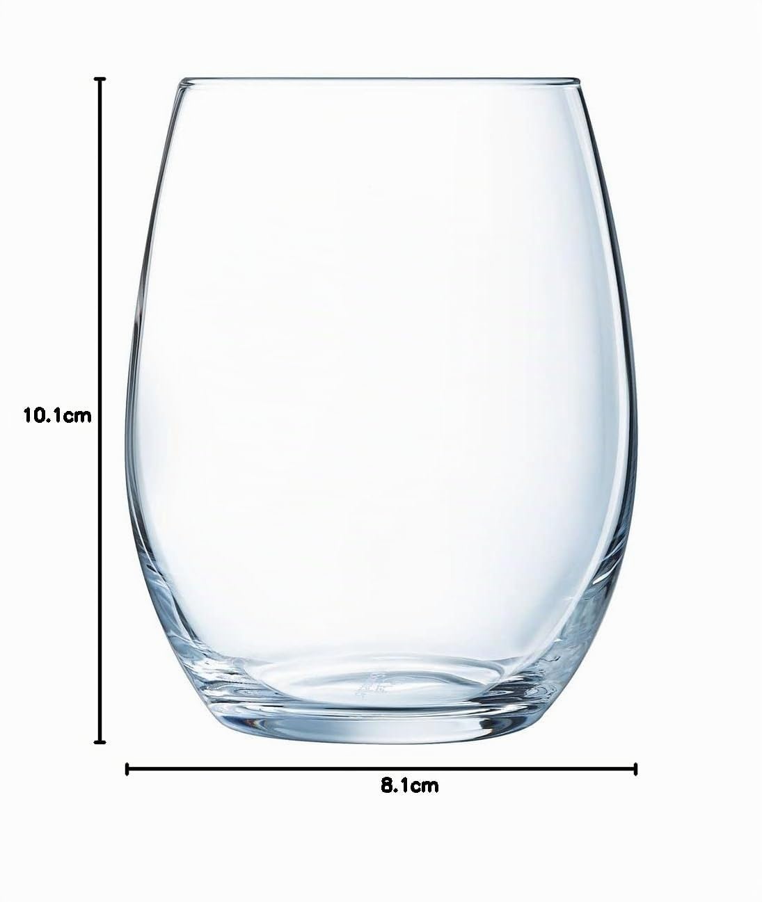 Chef&Sommelier – 6 vasos, 35 cl, de sonoro superior – modernos y elegantes, para agua y gaseosa – Colección Primary – Muy resistentes – Transparencia absoluta (Paquete de 2)