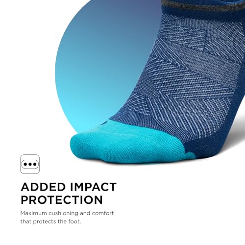 Image of Feetures Elite Max Cushion No Show Tab - Running Socks for Men & Women, Athletic Compression Socks, Moisture Wicking