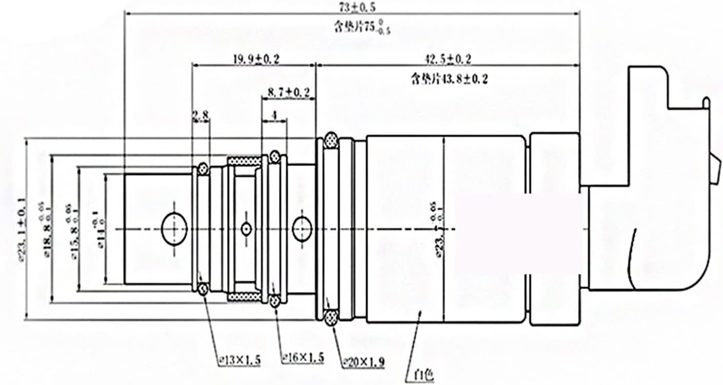 SD7C16 7C16 Air Conditioning AC Compressor Electronic Solenoid Control Valve Compatible With Peugeot 307 308 CC SW 3008 5008 508 PARTNER 208