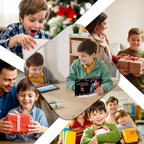 WenmthG Geldgeschenke Geburtstag 10 mit Umschlag, Karte 10 Geburtstag Jungs - Geschenke für 10 Jährige Jungen - 10. Geburtstag Zocker Geschenke, Coole Sachen für Jungs, Gaming Geldgeschenke Verpackung