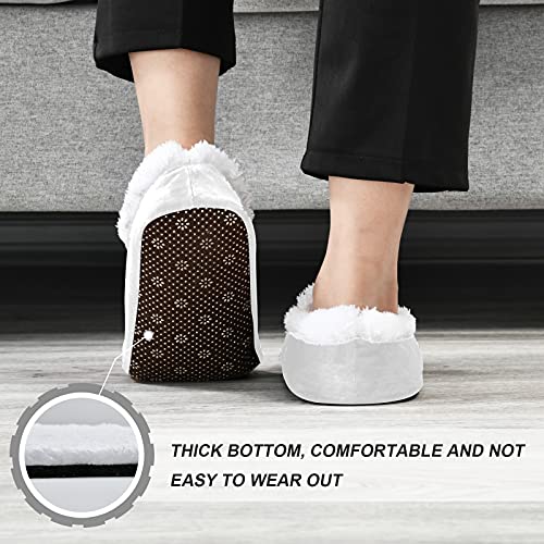 Naanle Corgi Dog Women's Memory Foam Comfy Indoor Outdoor Bedroom Shoes Fuzzy Fleece Warm Home Slippers with Anti-Slip Rubber Sole 5