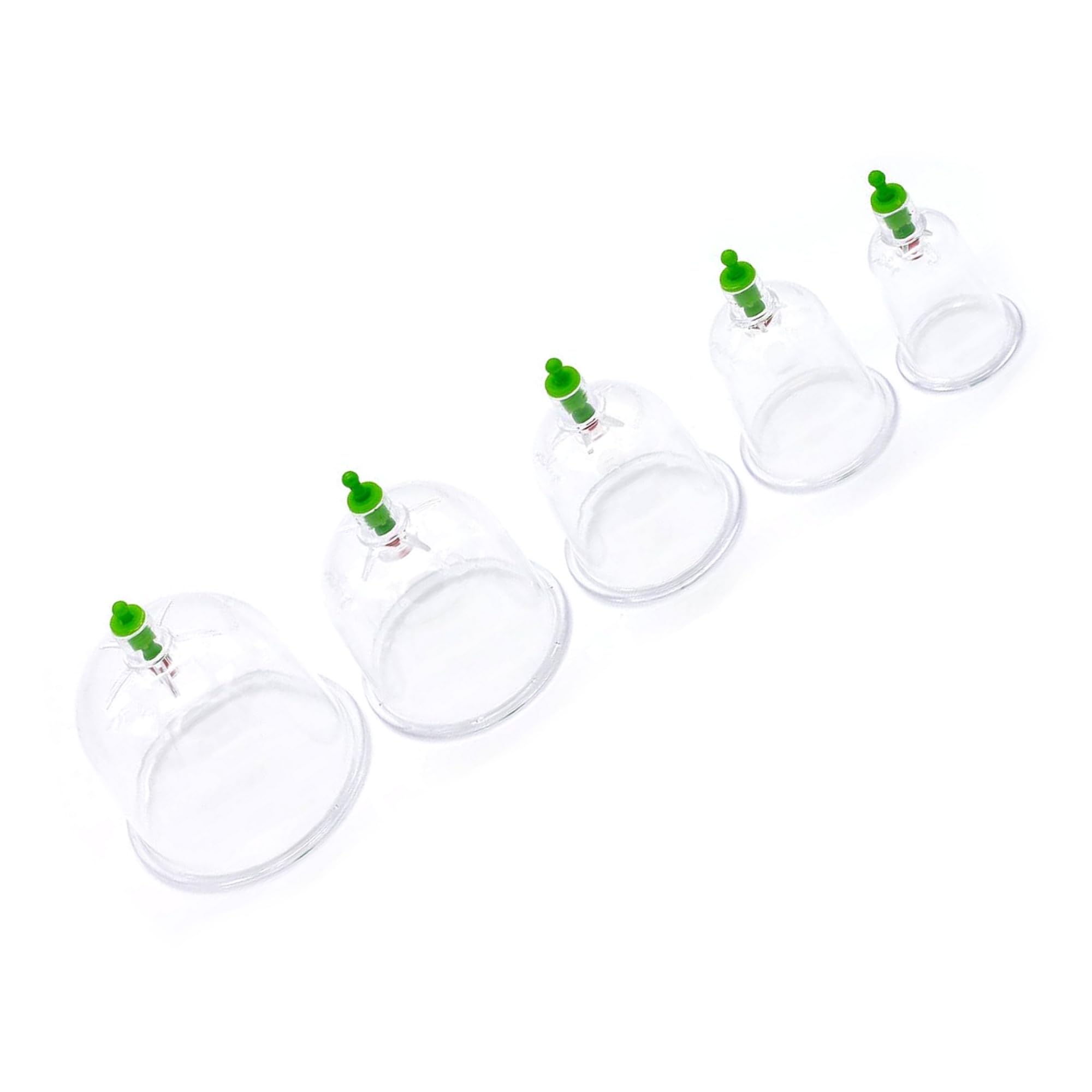 100er Schröpfgläser + Pumpe + 100er Derby Rasierklingen Schröpfen Set, Cupping Cups, Hijama Cupping, Hacamat Kupası Seti (6cm)