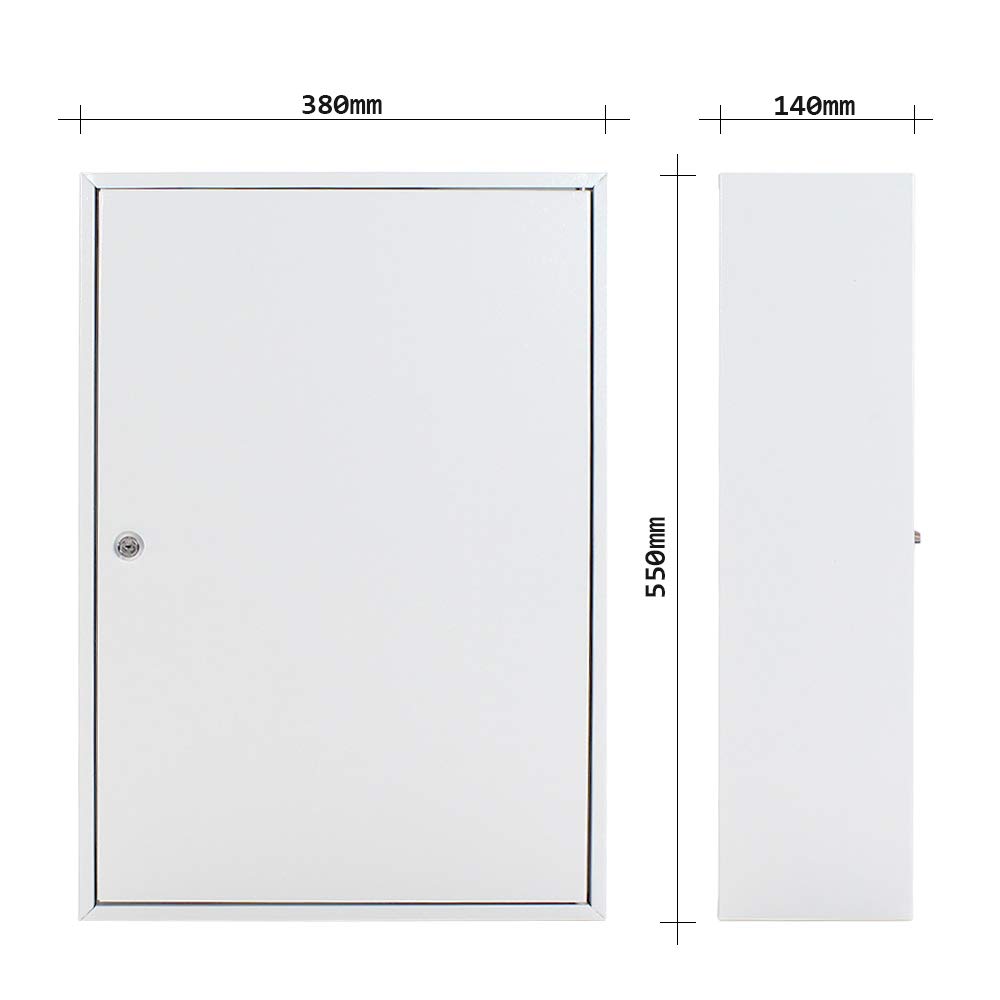 Rottner S-200 Lot de 200 Crochets réglables pour Armoire à clés avec Serrure cylindrique et matériel de Montage Inclus