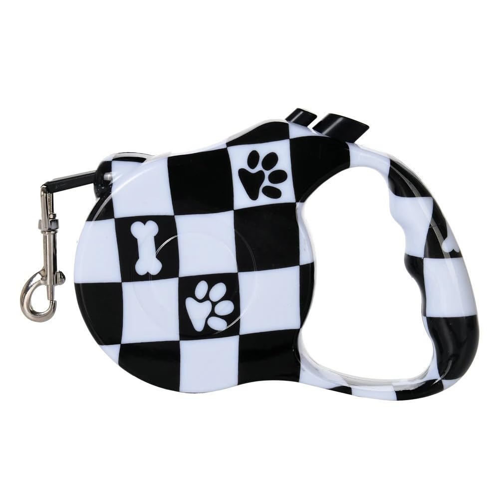 Correa retráctil flexible for perros Correa retráctil ultra resistente for perros Correa retráctil for perros Correa retráctil antienredos Mango antideslizante Freno de una mano Adecuado for perros pe
