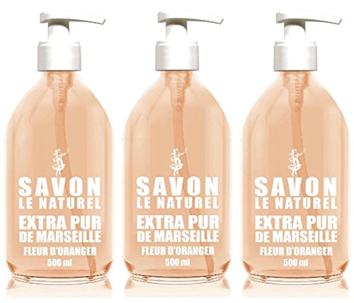 Jabón natural para el Pur Marsella Orange Blossom 500 ml - juego de 3 Cover
