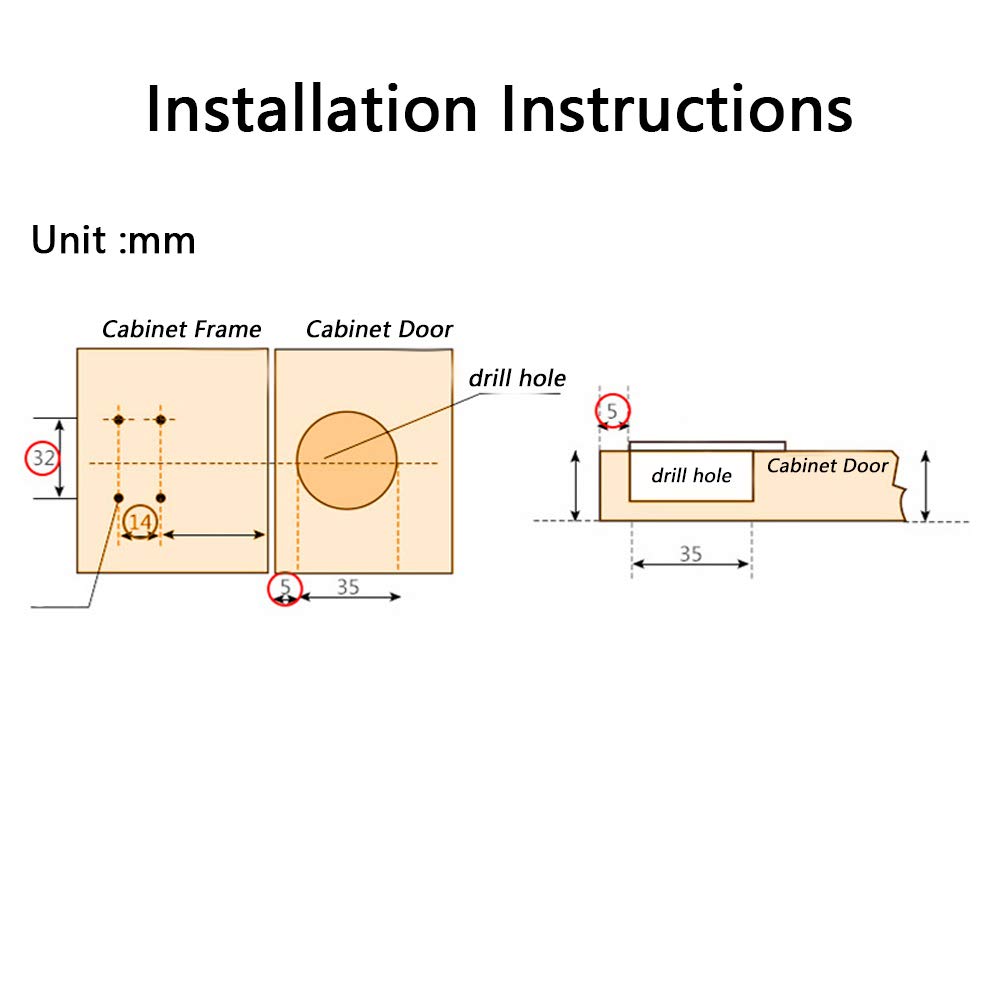 KCCOGT 20 Pack Soft Close Cabinet Door Hinges, 3/4" Full Overlay Kitchen Cabinet Hinges Satin Nickel Hidden Hinges Stainless Steel Concealed Hinge Self Closing, 105 Degree Opening Angel