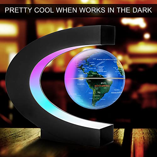 Gresus ML002 Magnetic Levitating World Map Globe thumb #1