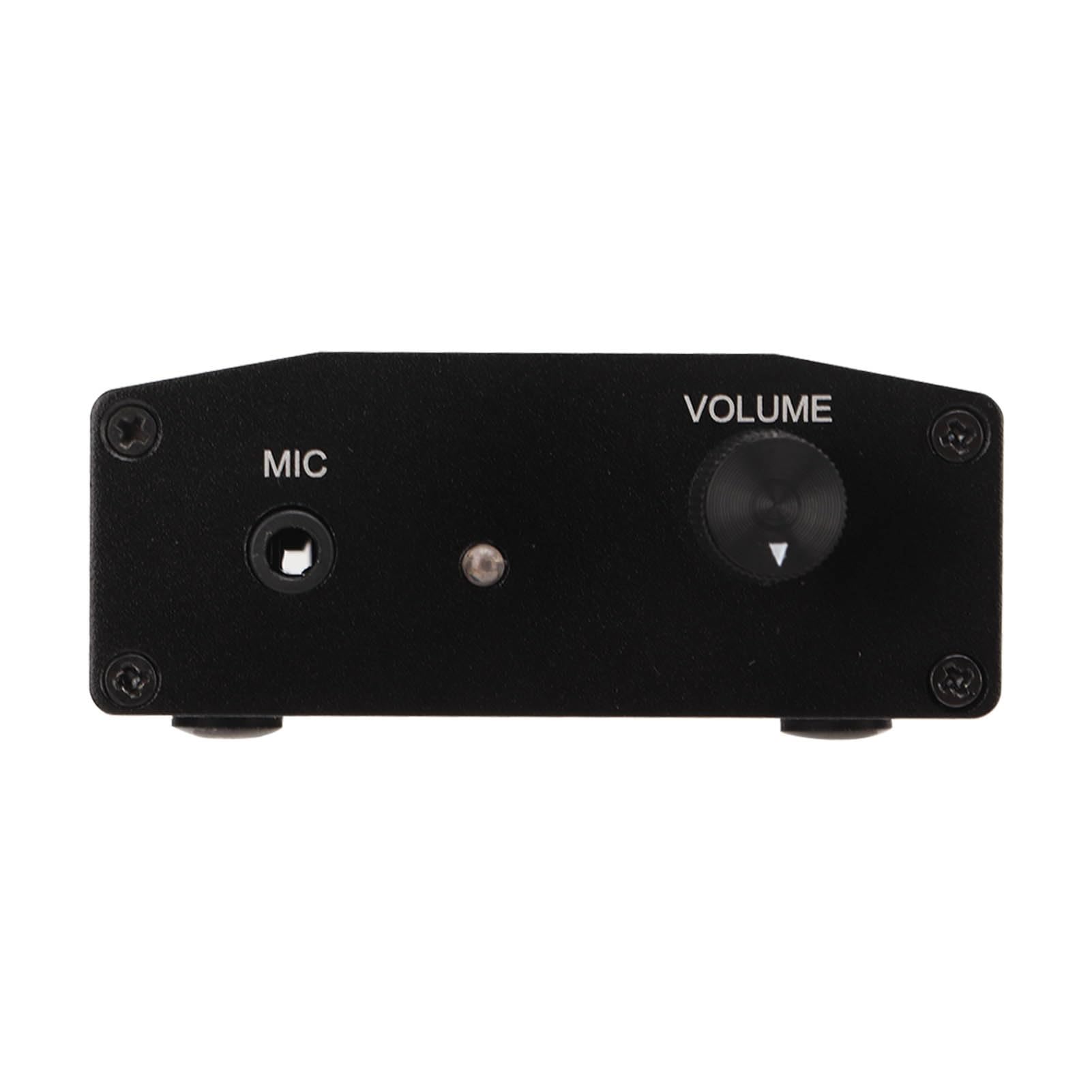 Preamplificador de Micrófono con Amplificador de Audio Kit de Amplificación para Micrófono Ganancia Alta Accesorios para Grabación Estudio y Transmisión en Vivo