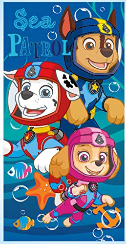 Setino 821-525 Paw Patrol - Toalla de playa (70 x 140 cm)