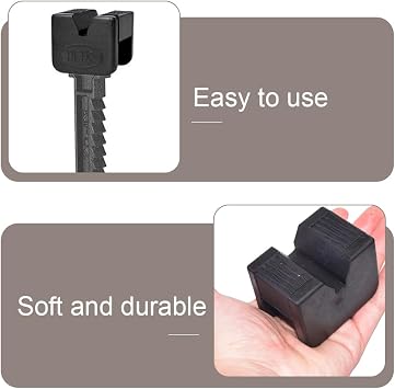 2 Pcs Jack Stand Pads Universal Frame Rail Protectors Slotted Pinch Welds Protectors for Most Types of Car Jacks