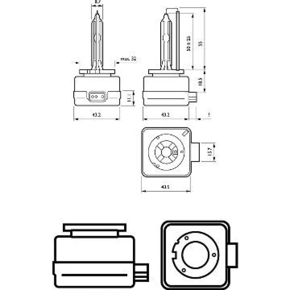 PHILIPS 42403XV2C1 Żarówka xenon