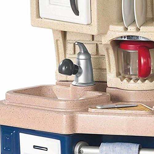 Little Tikes Super Chef Kitchen Blue & Cream, 14.00 l x 28.00 w x 40.00 h inches - image 4