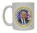 Rogue River Tactical Donald Trump Coffee Mug The President Of The United States Seal Novelty Cup Gift Idea MAGA,White