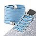 Produktbild LaceHype - 2 oder 1 Paar Premium Elastische Schnürsenkel mit Metallkapseln ohne binden flach - Set für 1 oder 2 Paar Schuhe - mit Kapseln für Sneaker, Laufschuhe, Sporschuhe
