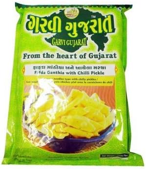 Garvi Gujarat - Fafda Gathia with Chilli Pickle - 285g (pack of 3)