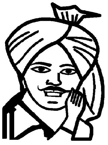 Ansh Bhagat Singh Sticker for Sides 