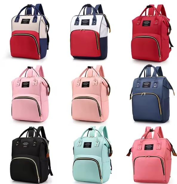 Diaper Bag Backpack, Mummy Bag for Multi-Function Waterproof and Large Capacity Organizer with Wide Opening, Baby Care Travel Bag-image-48