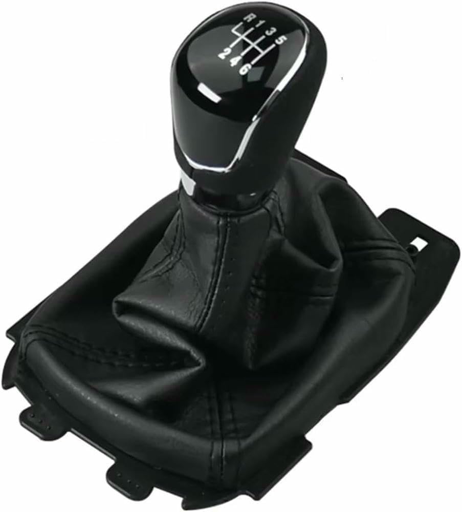 GZNBB Car Manual Gear Shift Knob Boot Cover Gaiter Lever Shifter Handle Stick, for Ecosport 2013-2018