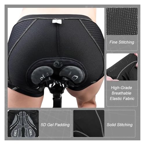 Shorts de ciclismo con cojín de gel 5D para MTB miniatura 4