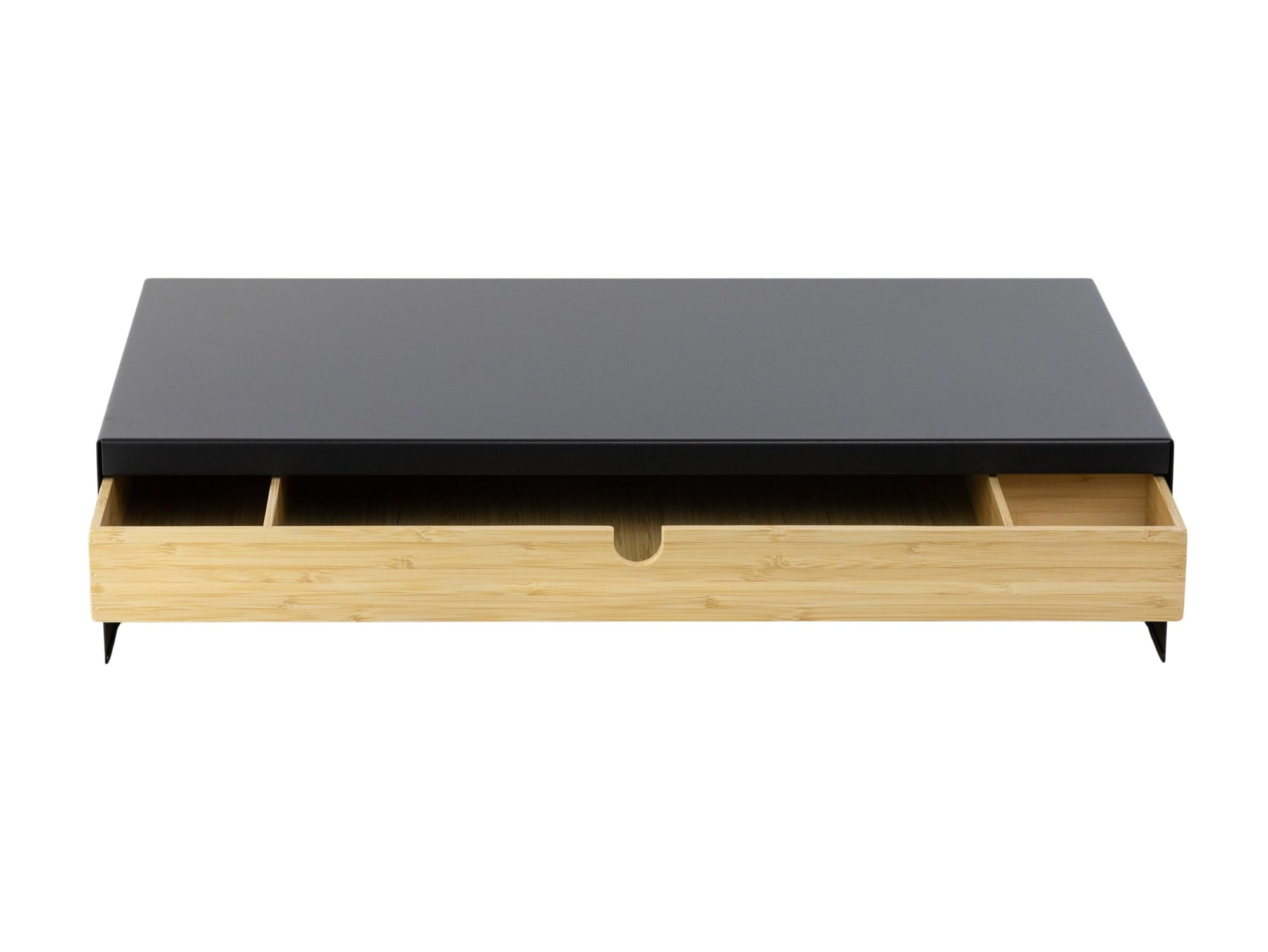ELLOVEN Supporto per monitor con cassetto, antracite + penna Finchley ricarica in omaggio