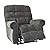 Ashley Furniture Signature Design - Ernestine Power Lift Recliner - Dual Motor Design - Polyester Upholstery - Contemporary - Slate from 