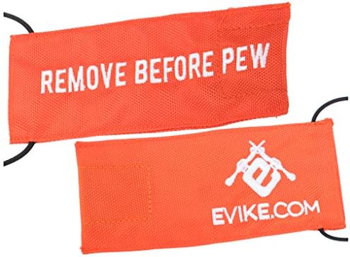Evike Airsoft - Tactical Airsoft Barrel Cover w/Bungee Cord (Model: RBP/Orange/Regular)