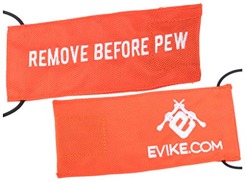 Evike - Tactical Airsoft Cover w/Bungee Cord (Model: RBP/Orange/Large)