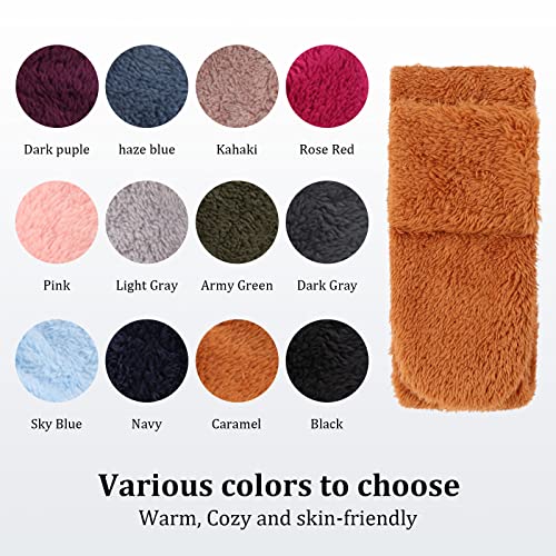 Image of JANGANNSA Fleece Kids Scarf - Warm Winter & Autumn Neck Warmer for Boys & Girls 1-6Y
