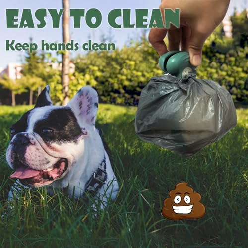 Image of Portable Dog Pooper Scooper with Bag Attachment, Small Handheld Poop Scoop for Travel Walks Yard