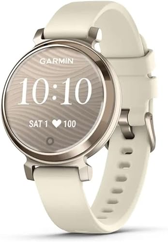 Garmin Lily 2 (Renovado), reloj inteligente pequeño y elegante, pantalla oculta, lente estampada, hasta 5 días de duración de la batería, color coco
