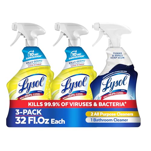 Lysol All Purpose Cleaner Spray, Multi-Purpose Disinfecting Spray...