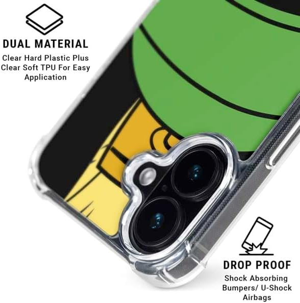 Skinit Phone Case Compatible with MagSafe iPhone 17 - Officially Licensed Looney Tunes Marvin The Martian Design