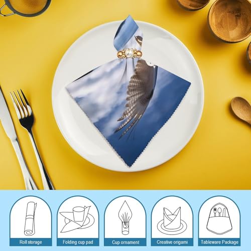 Servilletas de Tela Animales y Paisajes 4 piezas miniatura 7