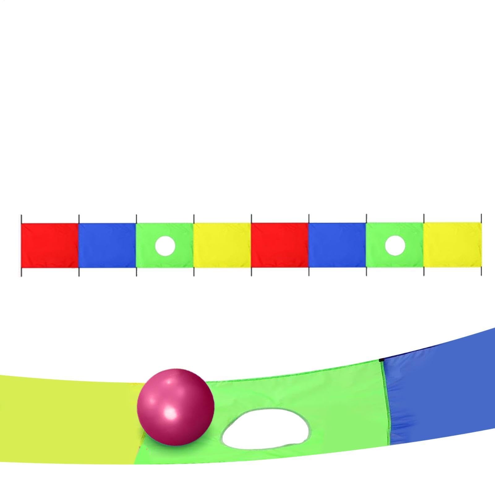 Fallschirm für Kinder, Spielausrüstung 5,5 x 09 m – Fallschirm für Kinder, für Garten Sport Gymnastik Aktivitäten Spiele Outdoor Team Building