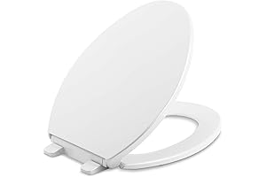 Kohler K-20110-0 Brevia Elongated Toilet Seat: The Perfect Replacement for a Comfortable Bathroom Experience
