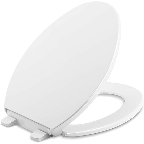 Kohler K-20110-0 Brevia Elongated Toilet Seat: The Perfect Replacement for a Comfortable Bathroom Experience