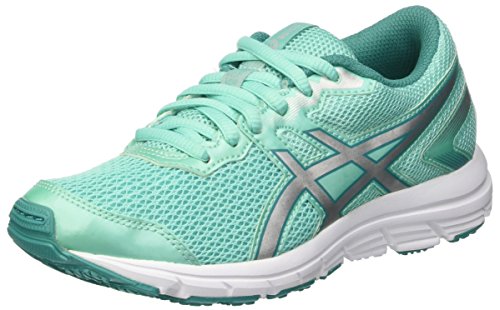 Asics Gel Zaraca 5 GS, Zapatillas de Running Unisex Niños, Verde (Cockatoo/Silver/White), 36 EU