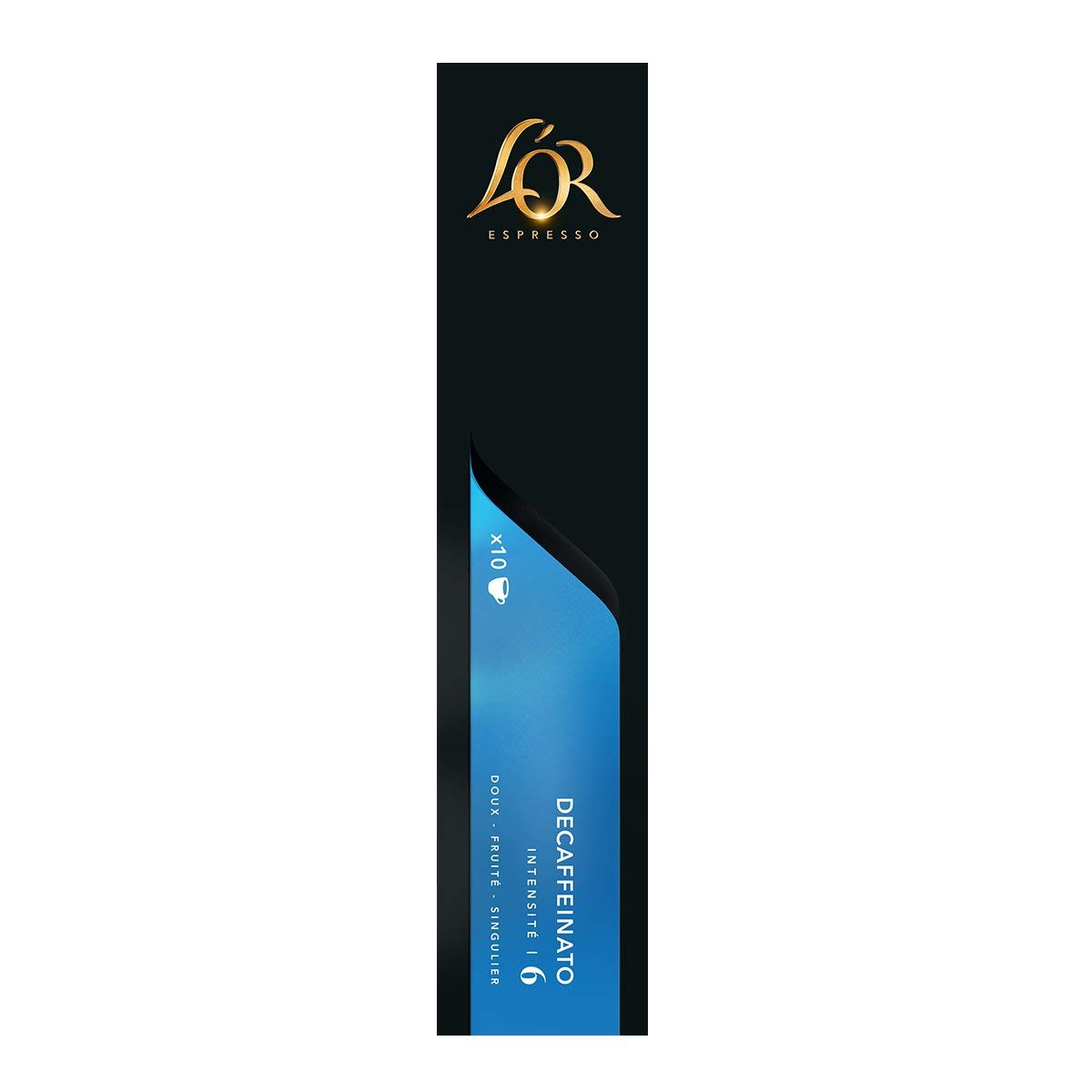 L'Or Espresso Café Decaffeinato Intensidad 6-50 Cápsulas de Aluminio Compatibles Nespresso (10 cápsulas)