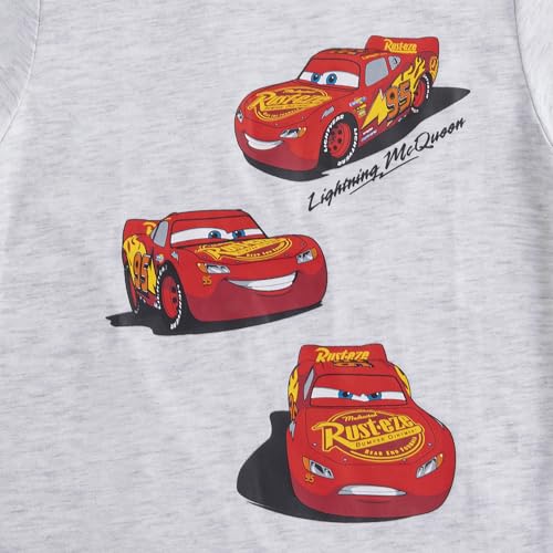 Disney Cars Lightning McQueen Boys Short Sleeve T-Shirt for Toddler and Big Kids4
