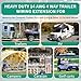 HiFind 14 AWG 4-Conductor Trailer Wire Cable 35 Ft, 4 Way Color Coded Stranded CCA Electrical Low Voltage Extension Towing Wiring Harness, Easy-Peel PVC for RV LED Light Marine, Automotive,Outdoor Use