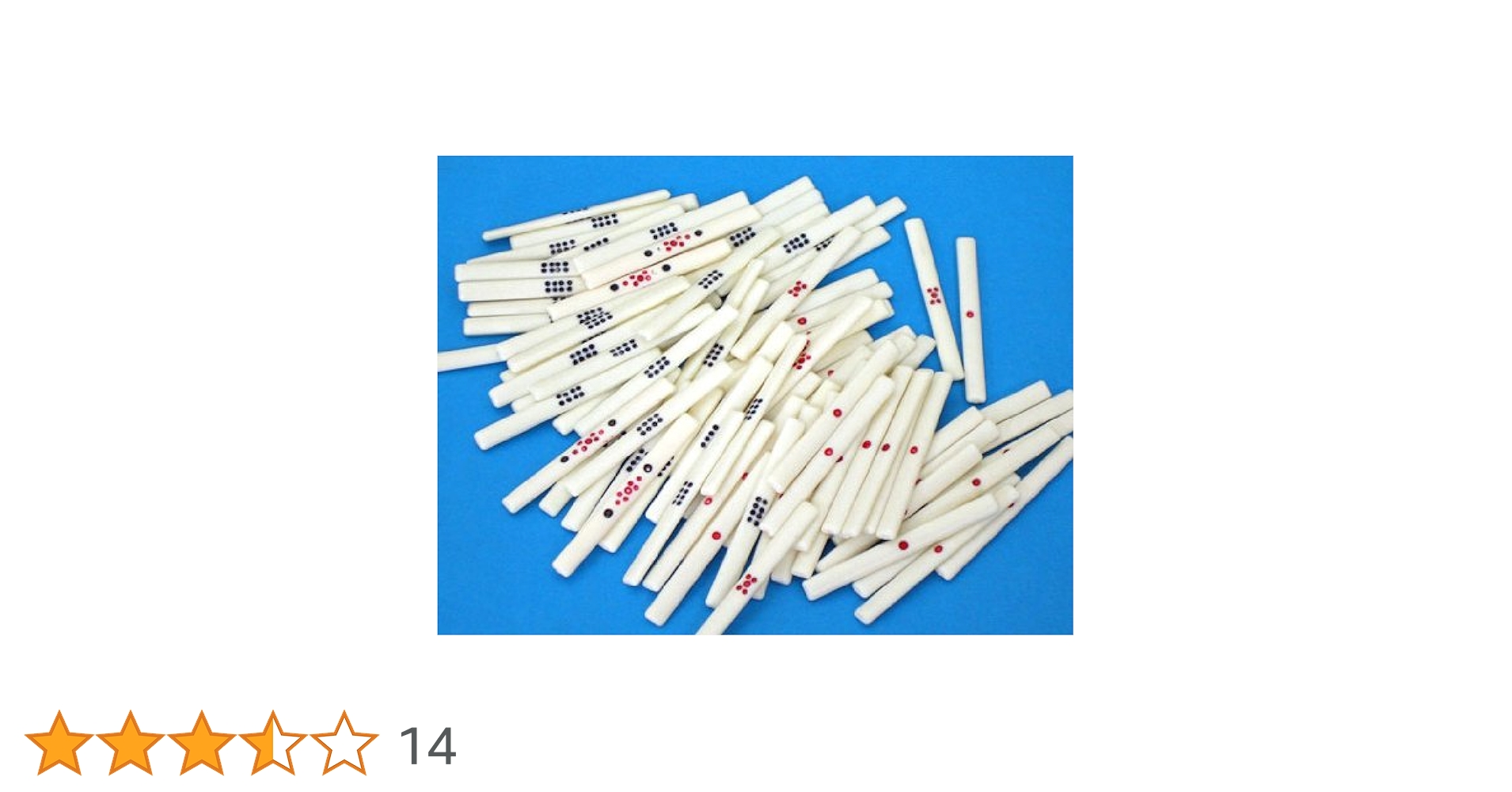 Amazon.co.jp: 麻雀用品 麻雀の必需品 白点棒（88本） : おもちゃ