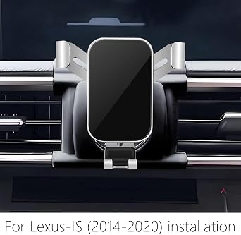 Car Phone Holder for Lexus is 2014-2020 is300 is350 is250 is200t Auto Interior Accessories Best Cell Phones Mount Cellphone Mobile Cradle Charging Navigation GPS Bracket Screen Stand Accessory