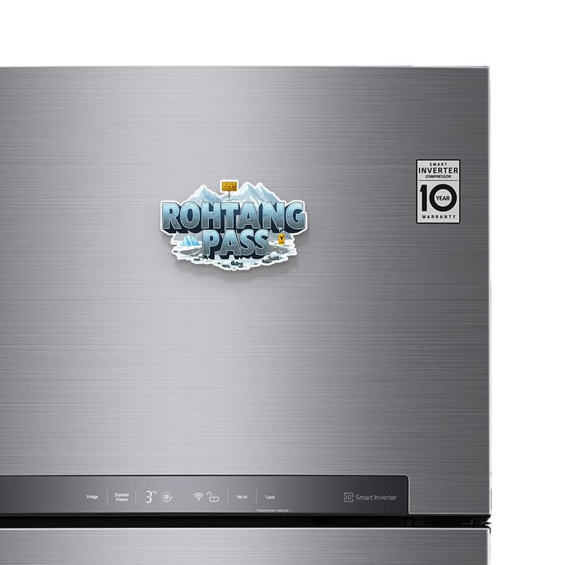 Image of Rohatang Pass Fridge Magnets, Glossy Finish, Stylish Magnet for Fridge, Wardrobe & Metal Surfaces