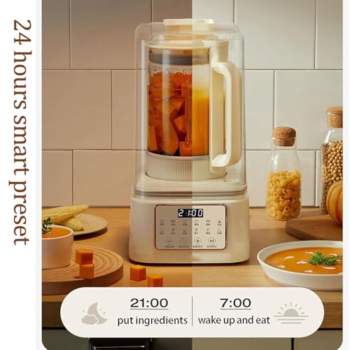 Automatyczna maszyna do produkcji mleka migdałowego, 1750 ml, automatyczna maszyna do produkcji mleka orzechowego ze szczotką i miarką, opóźniony start, samoczyszcząca, do domowego mleka roślinnego
