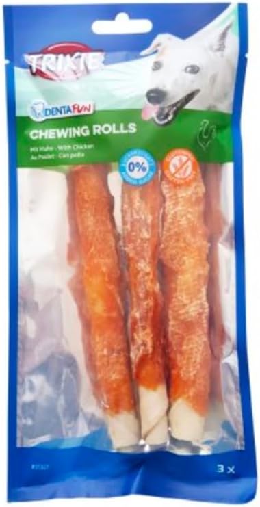 Denta Fun 3 Chicken Chewing Rolls Dog Chews - 140G
