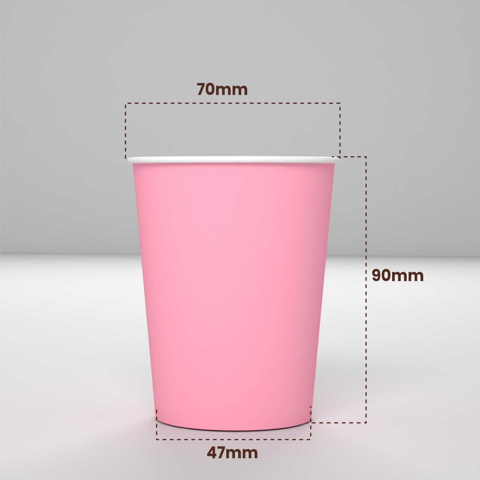 1000 vasos de papel de 200 ml ecológicos biodegradables desechables, fabricados en Italia, bebidas cálidas de agua, mezcla de colores verde, rosa y celeste, fabricado y confeccionado en Italia
