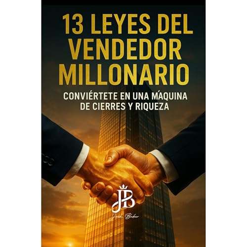 13 LEYES DEL VENDEDOR MILLONARIO Audiolibro Por Jack Baker arte de portada