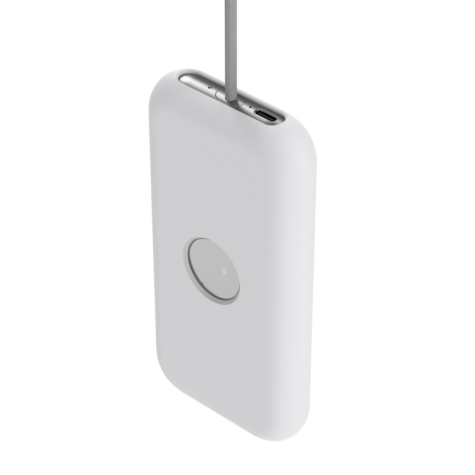 Etui en Silicone pour Vision Pro Batterie, étui de Protection, Housse de Protection, Antichoc et Anti-Rayures (Blanc)